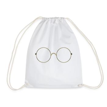 Glasses Gift - Drawstring Bag - white - Front