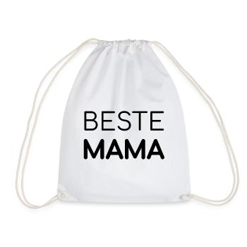 Beste Mama - Turnbeutel - Weiß - Vorne