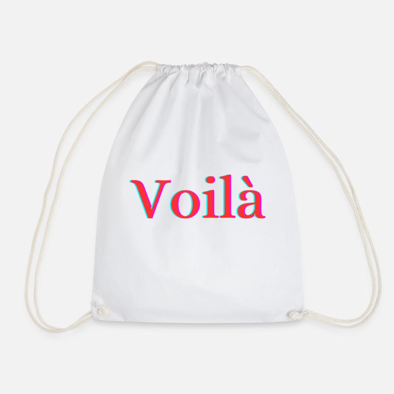 Voilà - Turnbeutel - Weiß