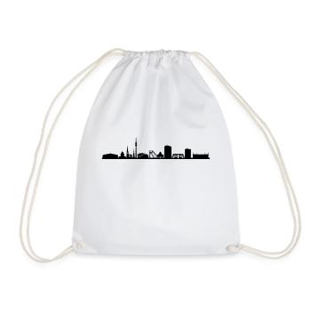 Skyline - Dortmund - Turnbeutel - Weiß - Vorne