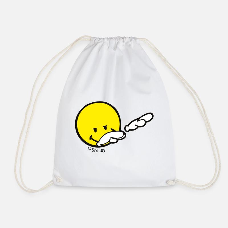 SmileyWorld Dabbing Move - Turnbeutel - Weiß