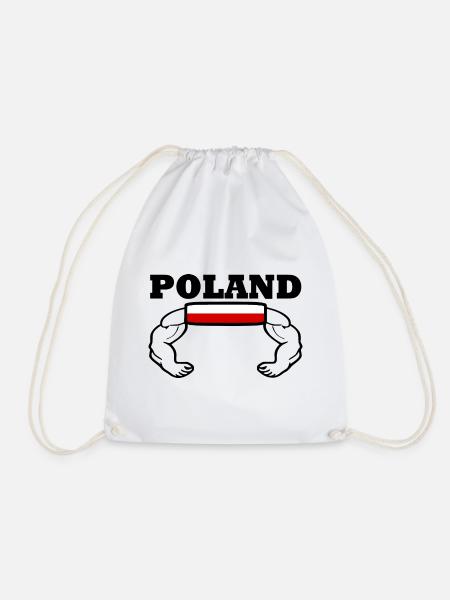 Polen - Turnbeutel - Weiß