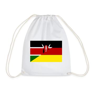 Germany Scotland Flag - Drawstring Bag - white - Front