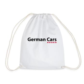 German Cars - Turnbeutel - Weiß - Vorne