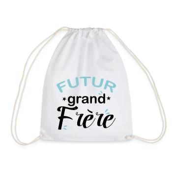 Futur grand frère - Sac de sport léger - blanc - Devant