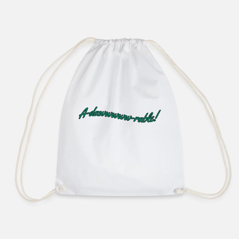 Adawwwrable - Turnbeutel - Weiß