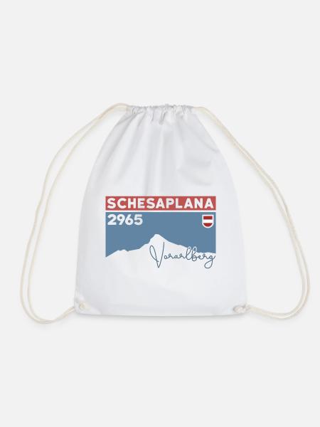 Schesaplana Gipfel Bergtour Wanderung Vorarlberg - Turnbeutel - Weiß