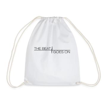 Le rythme continue Mixeur de musique DJ - Sac de sport léger - blanc - Devant