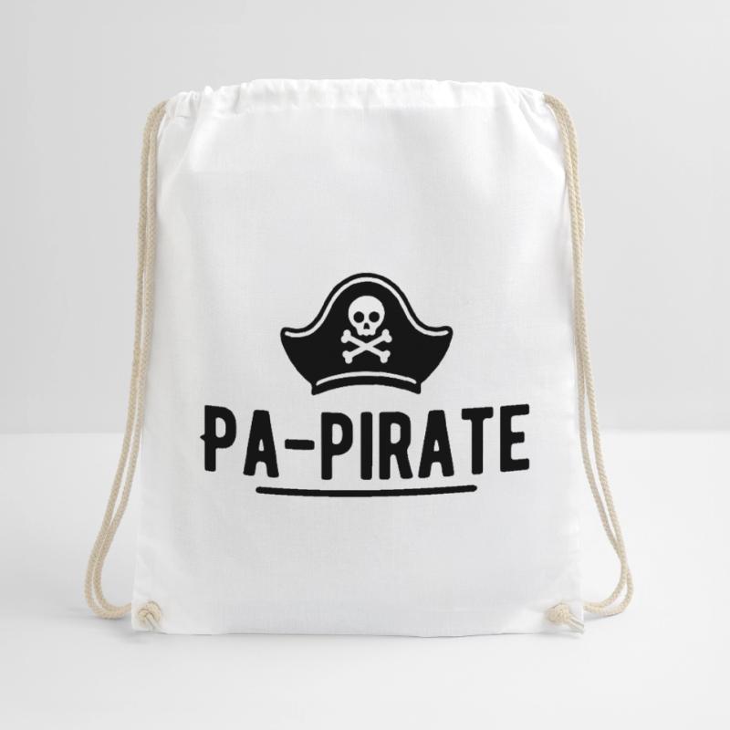 Pa-pirate t-shirt papi pirate Sac de sport léger