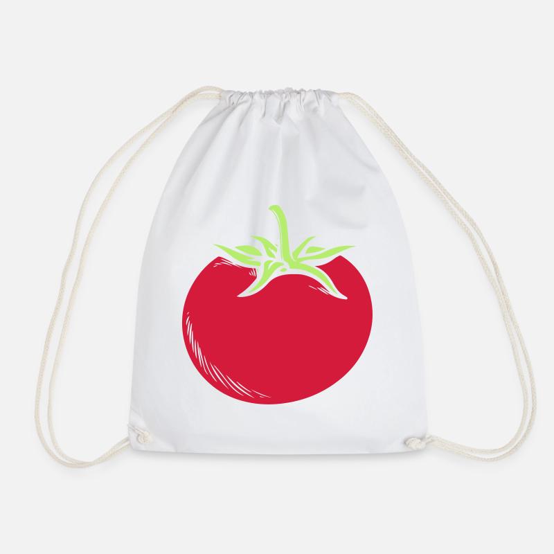 Tomate - Turnbeutel - Weiß