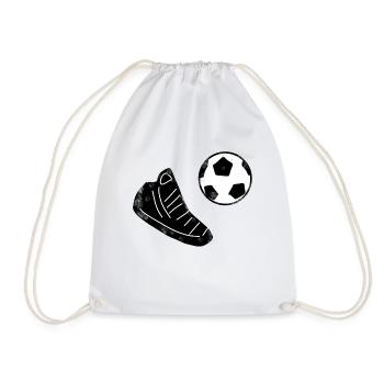 Shoe Sport - Drawstring Bag - white - Front