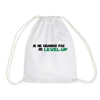 je ne grandis pas - Sac de sport léger - blanc - Devant