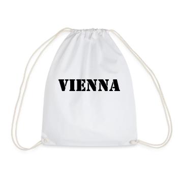 VIENNA - Drawstring Bag - white - Front