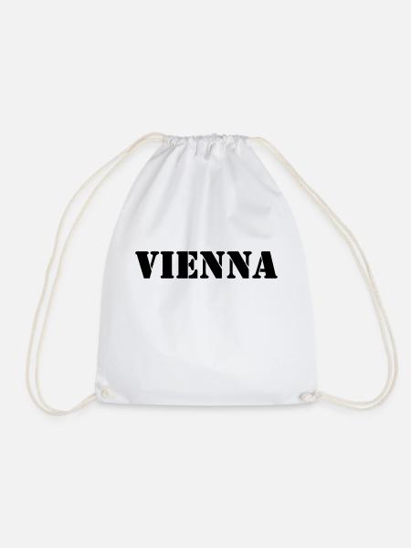 VIENNA - Drawstring Bag - white