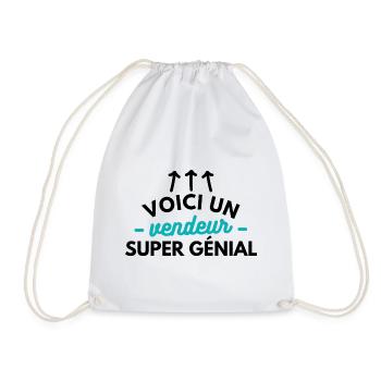 Voici un vendeur super génial. Flèches - Sac de sport léger - blanc - Devant