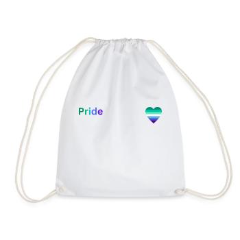 Gay Man Pride LGBTQIA+ Design, show your Pride - Turnbeutel - Weiß - Vorne
