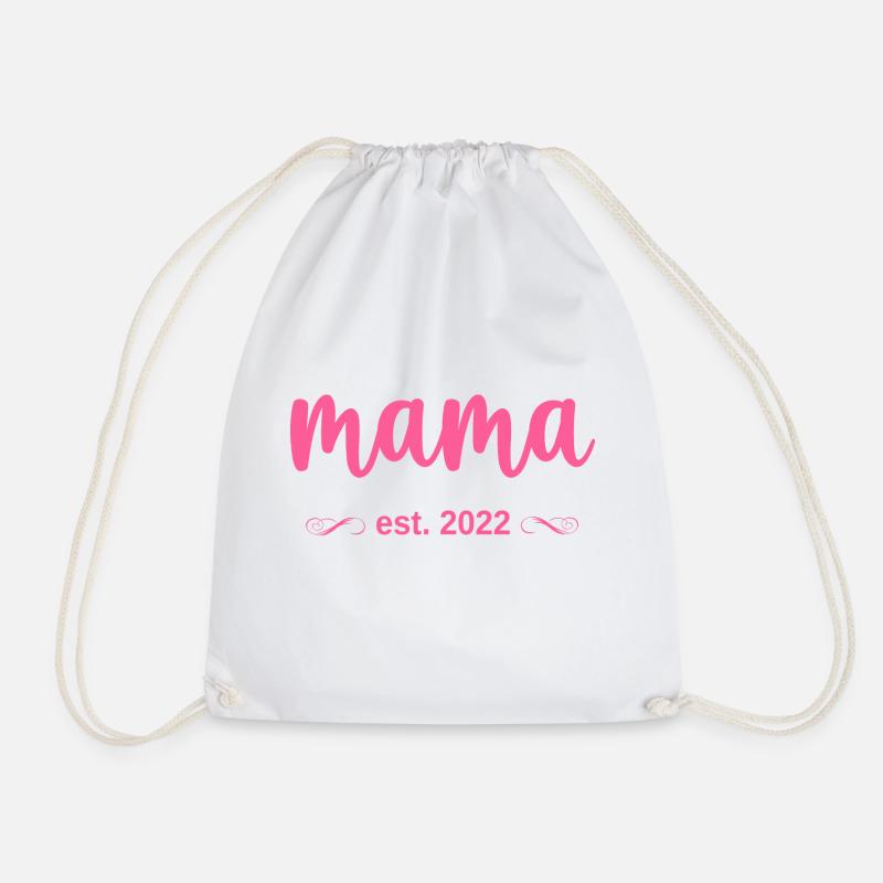 mama est. 2022 - Turnbeutel - Weiß