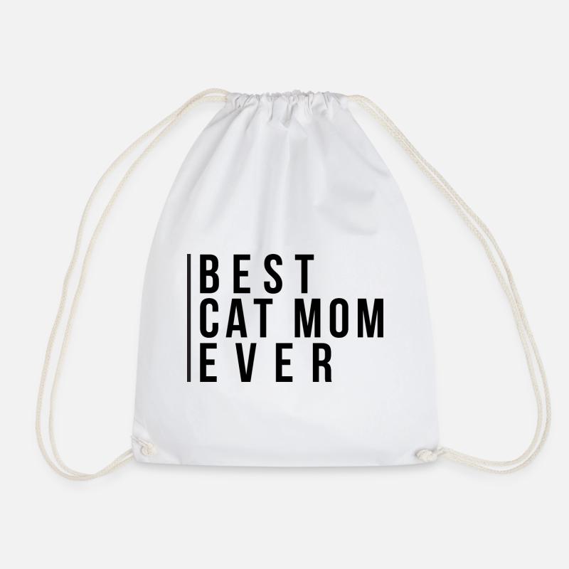 Meilleure maman chat de tous les temps - Sac de sport léger - blanc