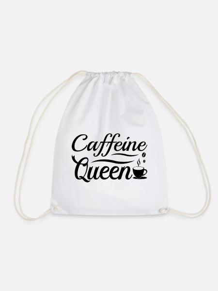 Caffeine Queen - Turnbeutel - Weiß