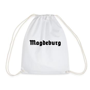 Magdeburg - Turnbeutel - Weiß - Vorne
