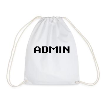 admin - Turnbeutel - Weiß - Vorne