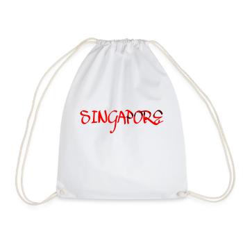Singapur Stadtstaat Asien - Turnbeutel - Weiß - Vorne