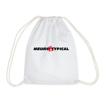 Neuroatypisch: zerebrale Anarchie - Turnbeutel - Weiß - Vorne