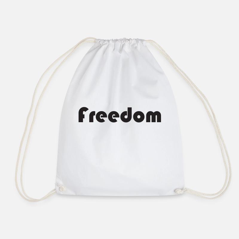 Freedom - Turnbeutel - Weiß