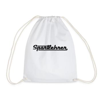 Sportlehrer - Turnbeutel - Weiß - Vorne