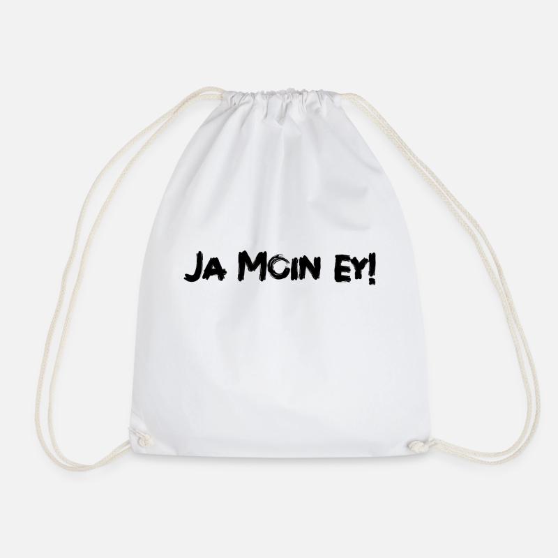 Ja Moin ey! - Turnbeutel - Weiß