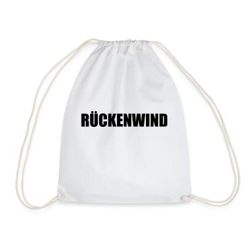 Rueckenwind - Turnbeutel - Weiß - Vorne