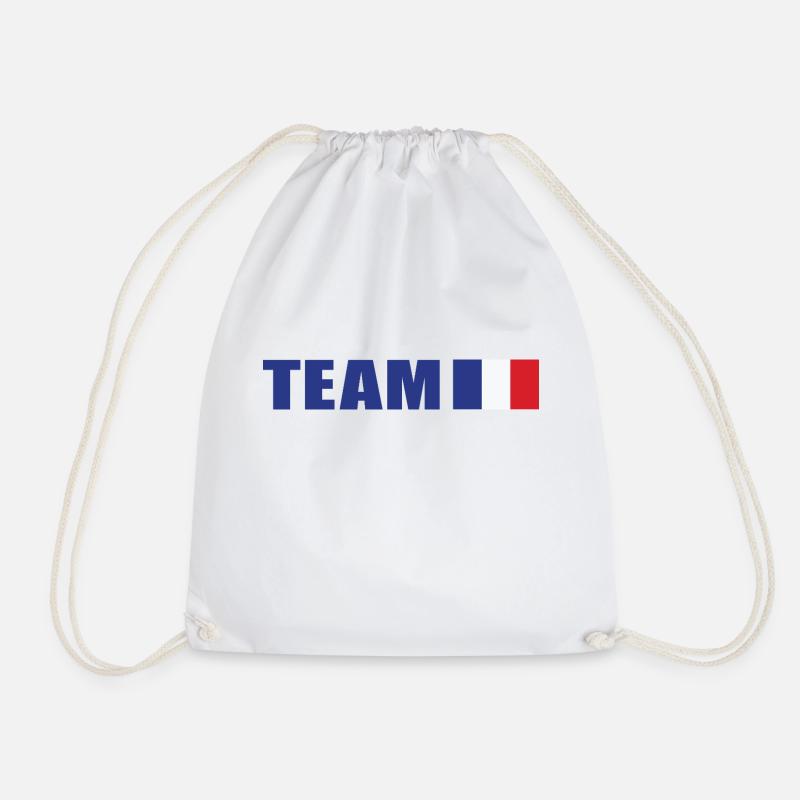 Team France - Drawstring Bag - white