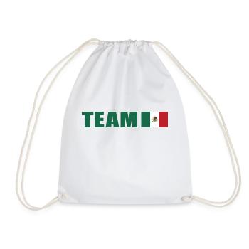 Support-Team Mexiko - Turnbeutel - Weiß - Vorne