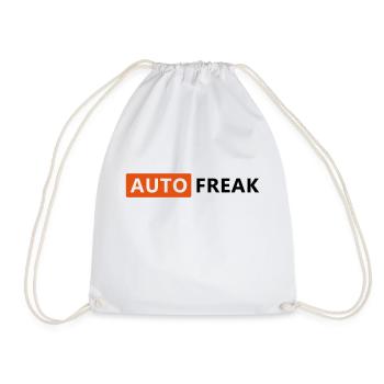AUTO FREAK - Turnbeutel - Weiß - Vorne