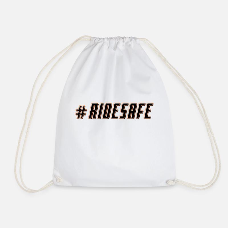 Ride Safe Biker - Turnbeutel - Weiß