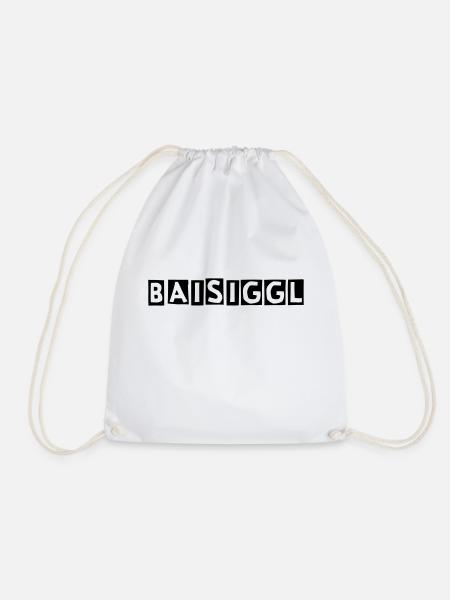 BaisigglEinfach - Turnbeutel - Weiß