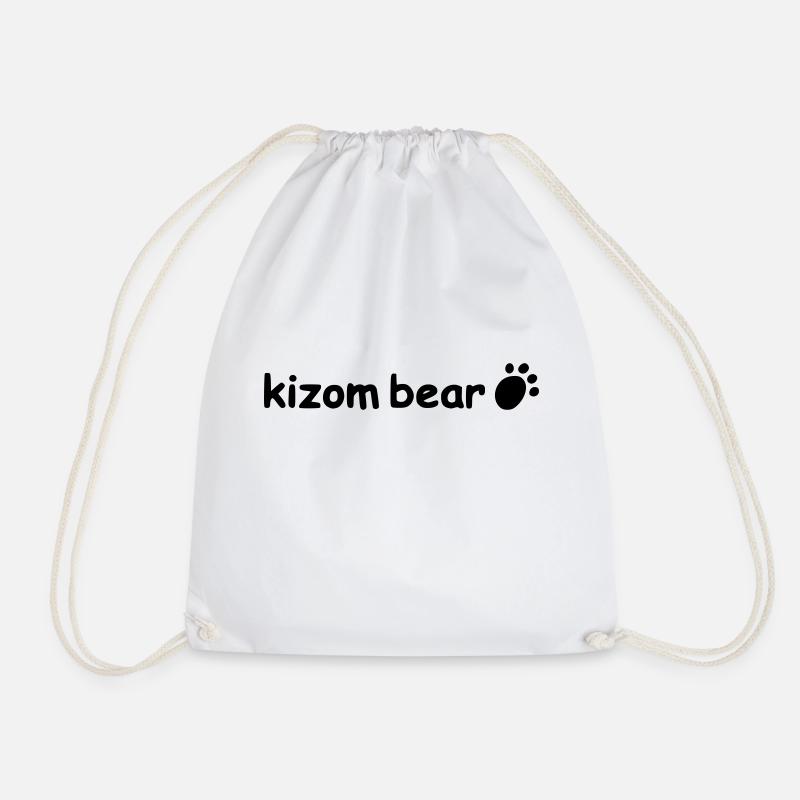 kizombear front - Turnbeutel - Weiß
