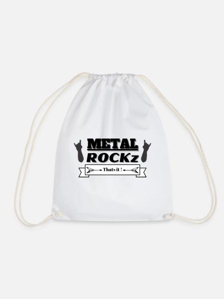 Metal Rockz - that's it - Turnbeutel - Weiß