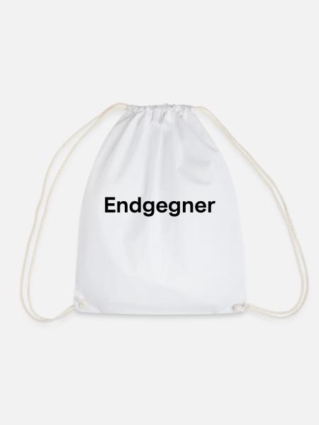 Endgegner - Turnbeutel - Weiß