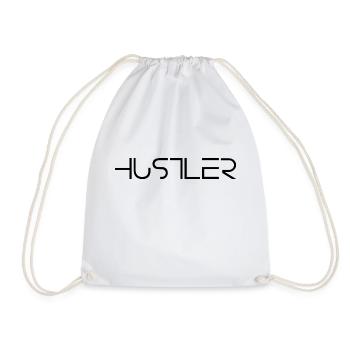 Hustler Dissolve - Drawstring Bag - white - Front