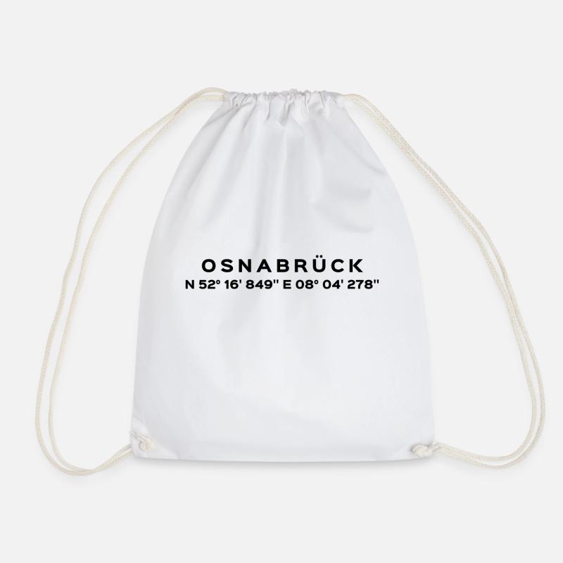 Osnabrück - Drawstring Bag - white