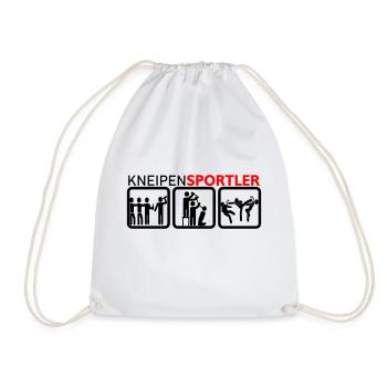 Pub sports enthusiasts - Drawstring Bag - white - Front