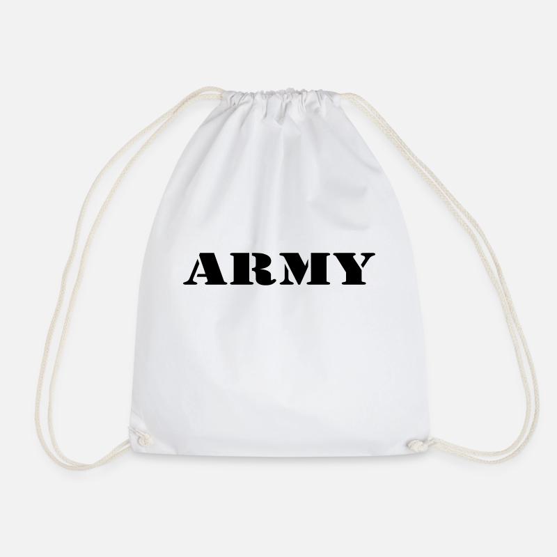 army - Turnbeutel - Weiß