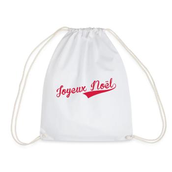Joyeux Noël - Sac de sport léger - blanc - Devant