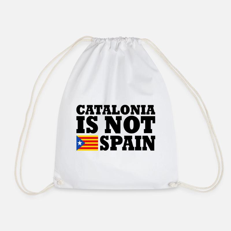 catalonia is not spain - Turnbeutel - Weiß