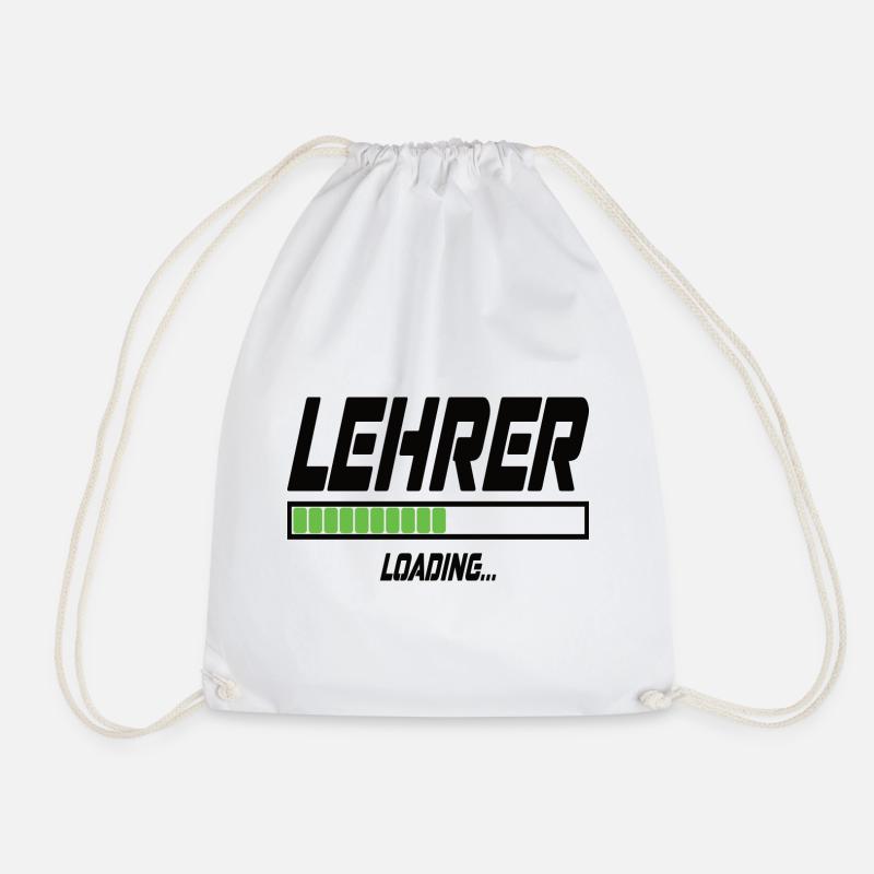 Lehrer Loading... - Turnbeutel - Weiß