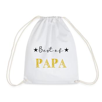 PAPA. VATERTAG. ALLES GUTE ZUM GEBURTSTAG, PAPA. ALLES GUTE ZUM GEBURTSTAG! - Turnbeutel - Weiß - Vorne