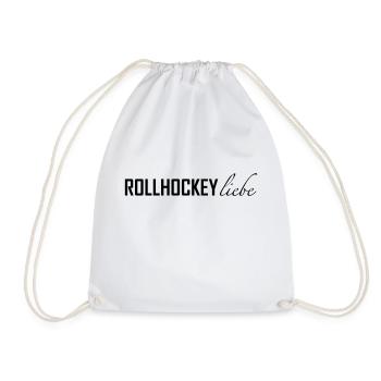 Rollhockeyliebe - Turnbeutel - Weiß - Vorne