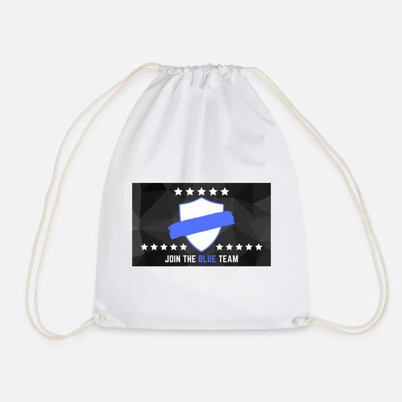 JOIN THE BLUE TEAM - Turnbeutel - Weiß