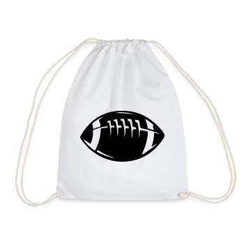Football - Sac de sport léger - blanc - Devant